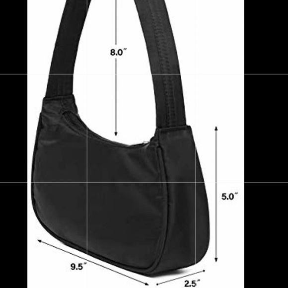 Black Nylon Handbag - Picture 9 of 9